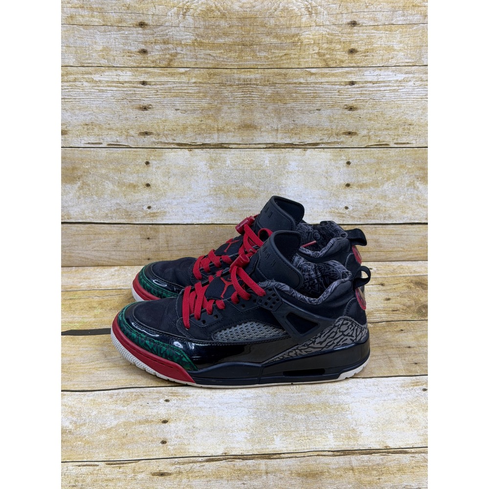 Jordan Spizike Black Pine Green Varsity Red Mens Size 8 FQ1759-060 Spike Lee - Picture 3 of 10